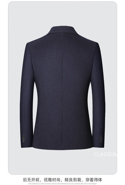 Men Suits Blazers Coats Cashmere Business Casual Formal Suits Coats Good Quality Male Slim Fit Blazers Jackets Blazers Coats 4XL