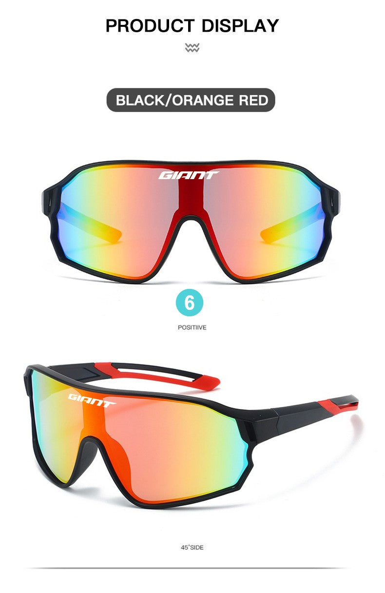 Óculos de Ciclismo Top Seller GIANT UV400 Anti-embaciamento Lentes REVO Nitidez HD Certificação CE/ANSI Design Cateye Bicicleta de Montanha/Estrada para homem e mulher