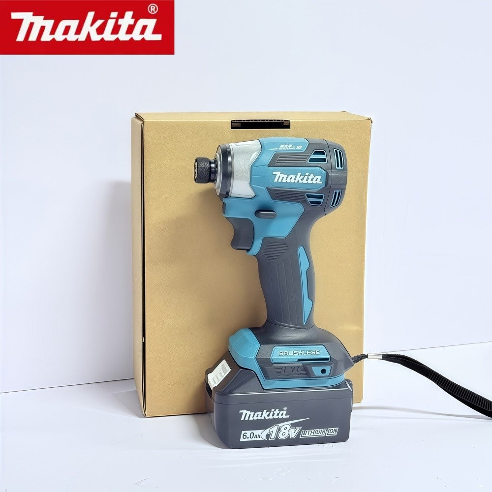 Parafusadeira de Impacto Makita DTD173 18V a Bateria Brushless - Chave de Fenda Elétrica para Madeira e Parafusos (Máquina sem Bateria)