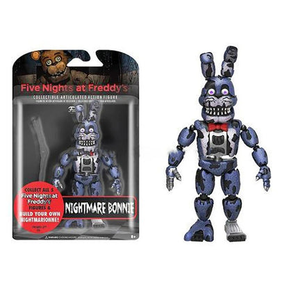 Figuras FNAF de 14cm Nightmare Freddy Bonnie Foxy Chica Boneco Articulado Blacklight Freddy Frostbe Coleção de Brinquedos