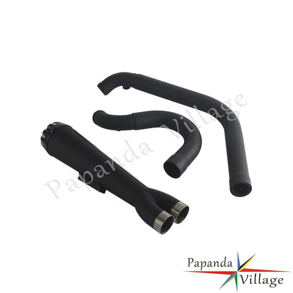 Motorcycle Full Exhaust Pipe Exhausts System Mufflers For Harley Dyna Wide Super Glide Fat Street Bob Low Rider FXDF 2006-2017