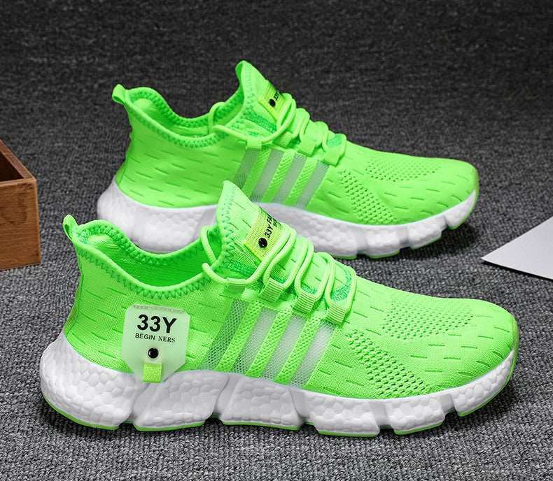 Sapatos Masculinos de Malha Respirável Modernos Leves para Caminhada Tamanhos Grandes Tênis Masculino de Tênis Tênis de Corrida ao Ar Livre Fitness 2024