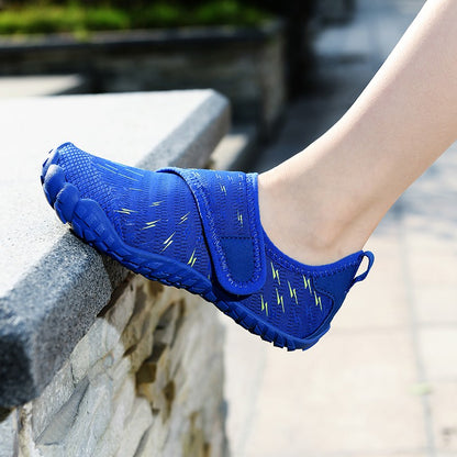 Children Quick Dry Wading Sneakers Boys Girls Light Breathable Beach Aqua Shoes Kid's Elastic Non-slip Water Sports Shoes