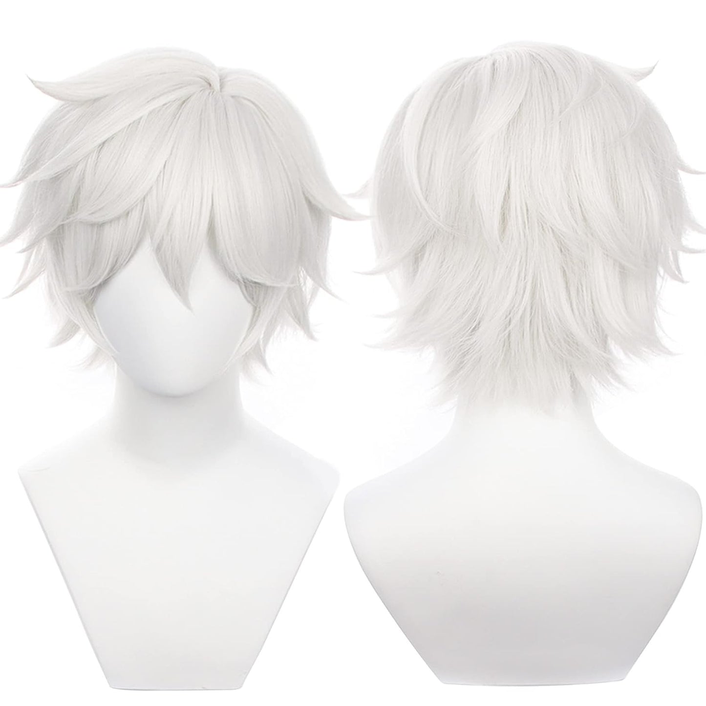 Angel Devil for Chainsaw Man Bangs Long Orange Brown Cosplay Wigs Halloween Costume Party AdultHair Wig