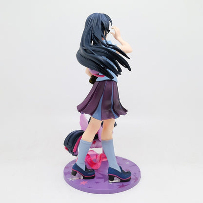 My little Pony Bishoujo Rarity Sunset Shimmer Applejack Twilight Sparkle Pinkie Pie Anime PVC Action Figure Toy Collection Doll