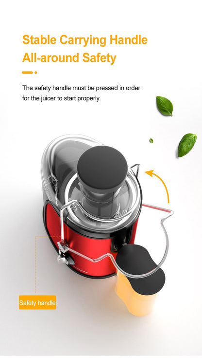 Espremedor de Laranja Elétrico 400W Liquidificador de Frutas e Vegetais Espremedor de Limão Máquina de Suco Multifuncional Eletrodomésticos 110/220V