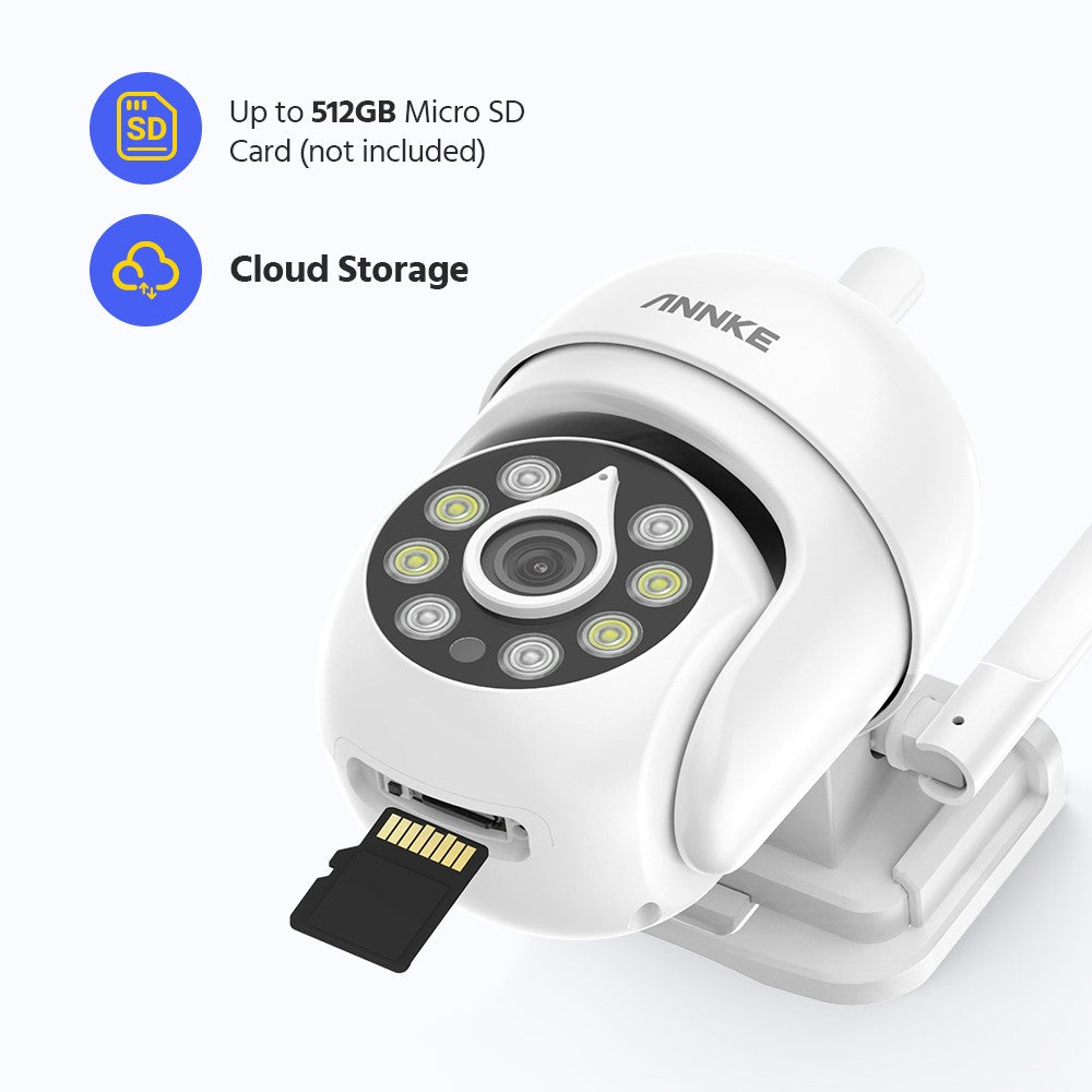 ANNKE 5MP Wireless Home Camera System 2PCS Cam Kit Security System Cameras PIR Human Detection 4CH Dual wifi Homebase