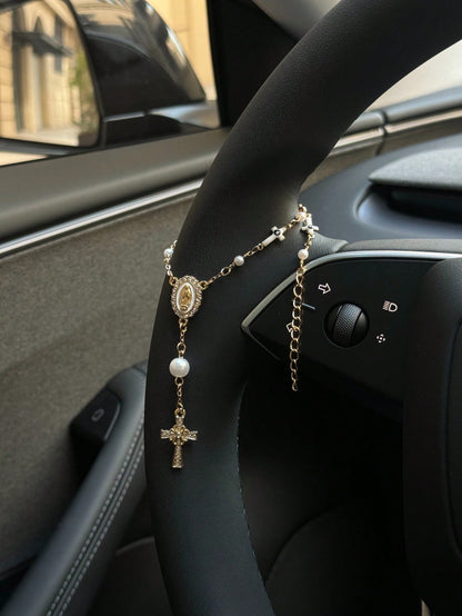 1 steering wheel bead pendant | car pendant accessories | car pendant | unique and fashionable car pendant decoration