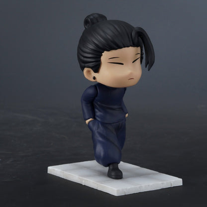 11cm/4.33in Anime Jujutsu Kaisen Boneco Geto Suguru Gojo Satoru Action Figures Estátua PVC Modelo Colecionável Brinquedos Presentes