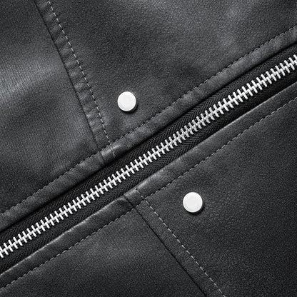 Leather Jacket Men Suede Coats Black Oversized 6XL 7XL 8XL Plus Size Street Motorcycle Autumn Hip Hop Brand Waterproof Autumn