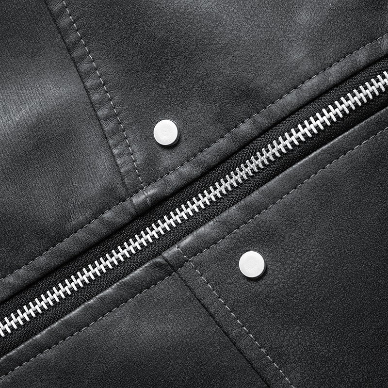 Leather Jacket Men Suede Coats Black Oversized 6XL 7XL 8XL Plus Size Street Motorcycle Autumn Hip Hop Brand Waterproof Autumn