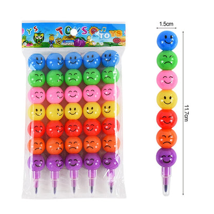 5/10Pcs Lollipop Building Block Crayon Pencil Painting Pen Kids Birthday Party Favors Pinata Fillers Back To School Stationery