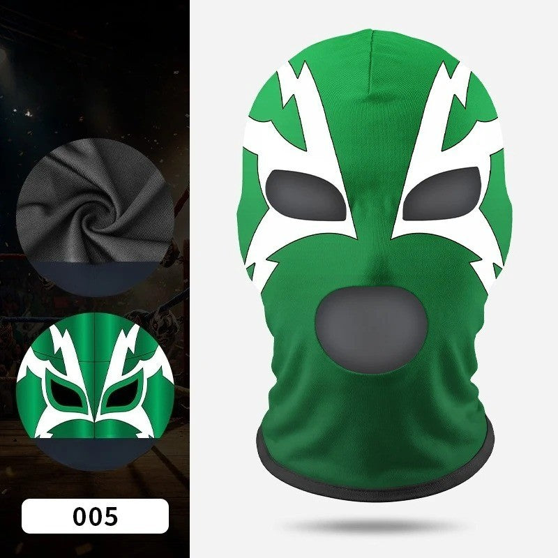 @ Mask Elastic Milk Silk Mask Lycra Fabric Print Halloween Party Dress Up Costume Party MaskBoxing Mask Wrestling