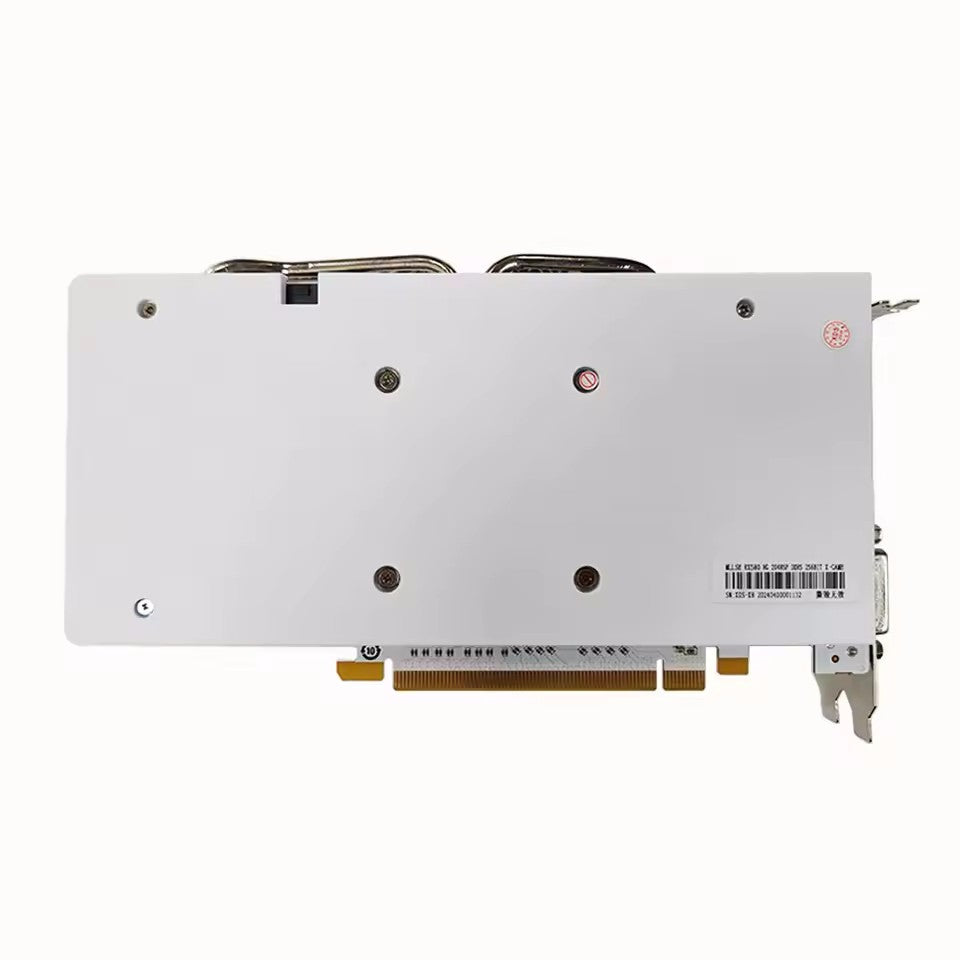 Placa de vídeo MLLSE AMD Radeon RX 580 8GB 2048SP branca GDDR5 DP HDMI DVI