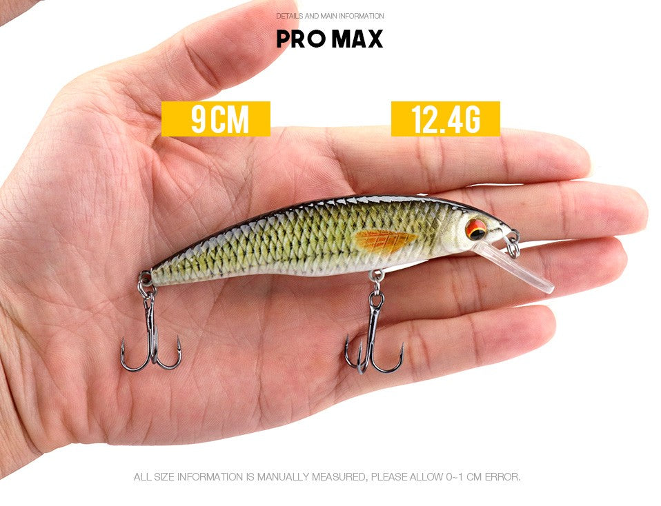 VTAVTA 2g/6g/12g Mini Minnow Wobblers Floating Fishing Lures Minnow Crankbait Artificial Hard Swimbait Fish Lure Pike Wobblers