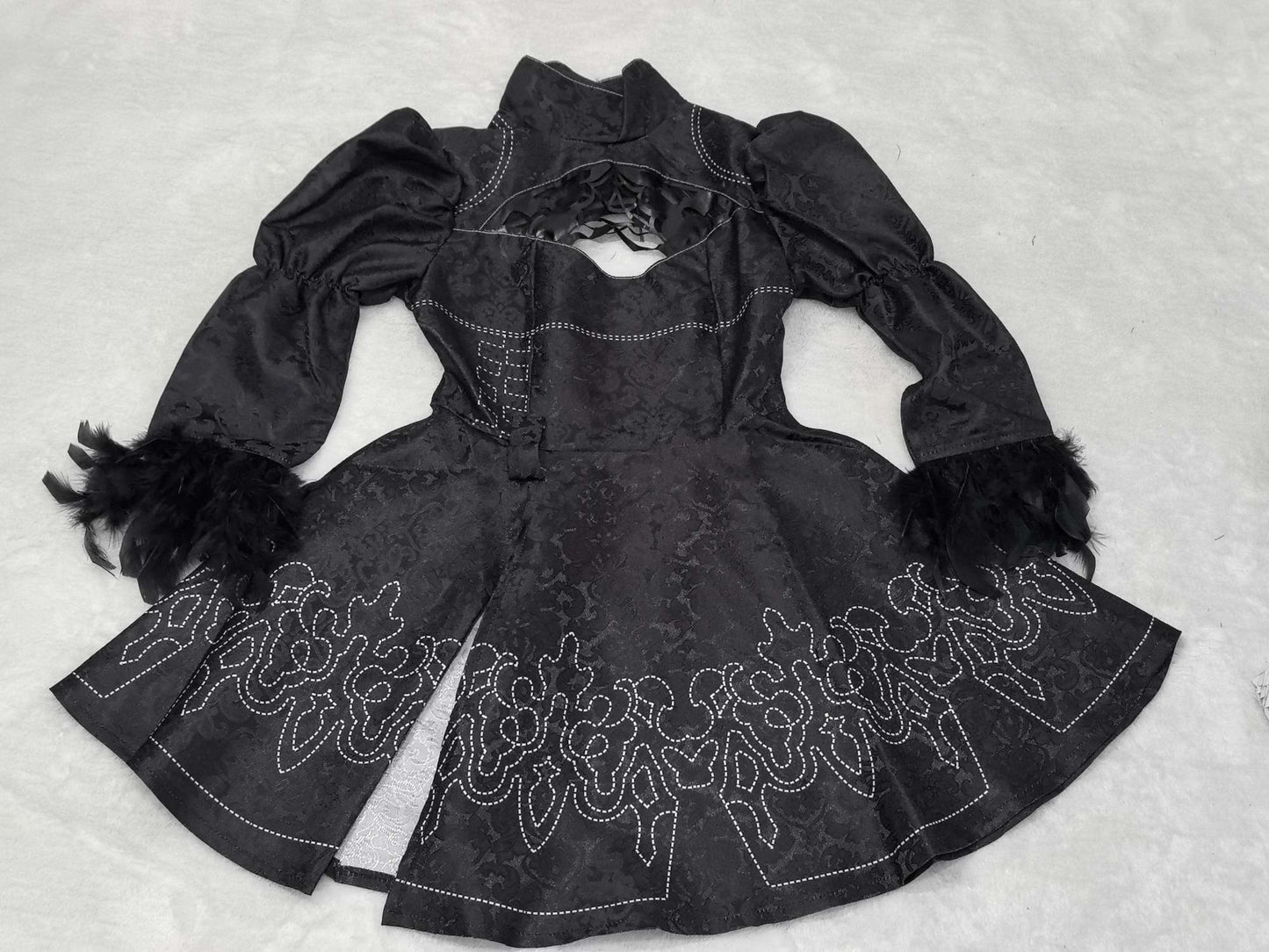 Anime Nier Automata Cosplay 9S Yorha 2B Cosplay Suit Male Women Outfit Wig Disguise Costume Plus Size Fancy Party Black Dress