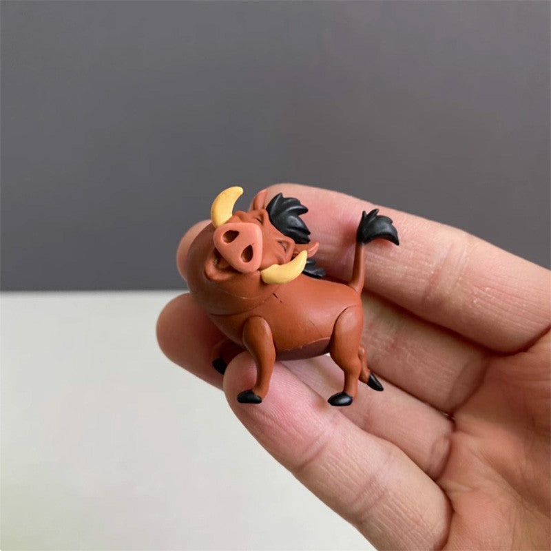 Disney The Lion King Kawaii 3.5cm Simba Action Figure Toy Cute Lion Simba  Finger Toy Birthday Gifts for Kids