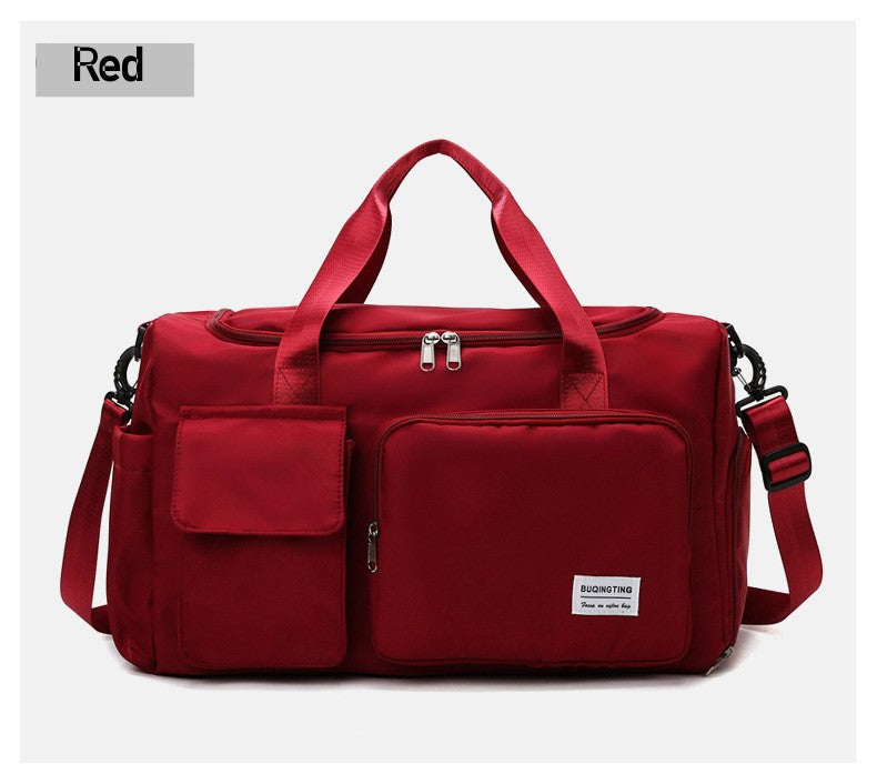 Womne's Travel Bags Handbags Gym Shoulder Bags Oxford Fitness Camping Trekking Bags Hiking Waterproof Outdoor Crossbody Bag