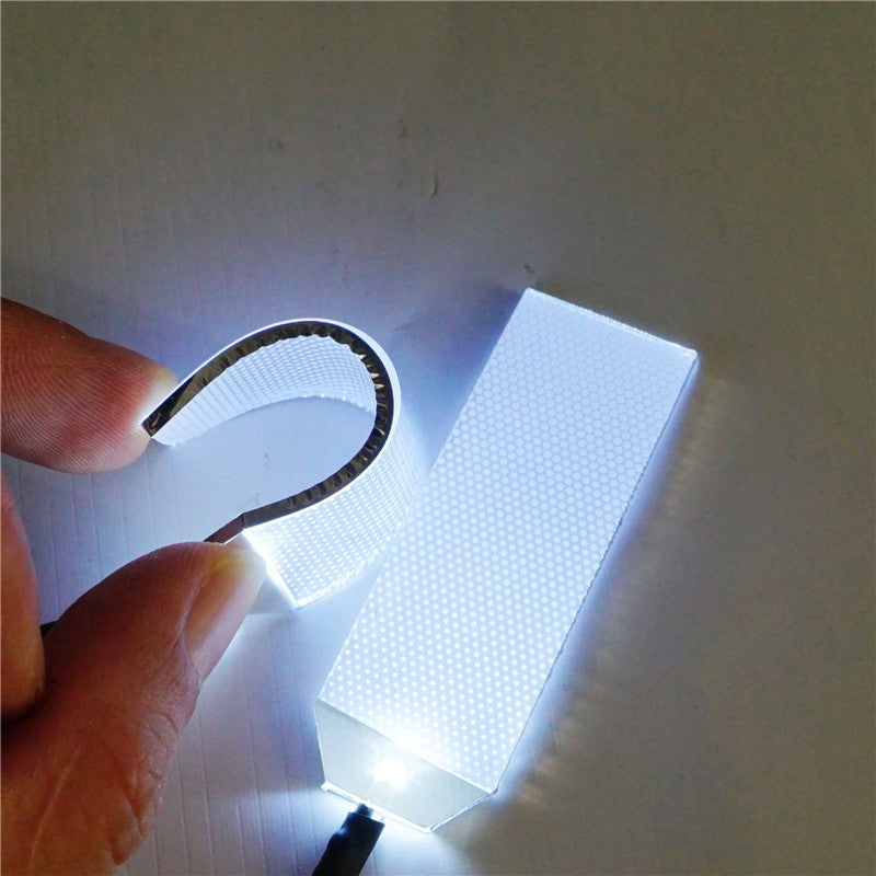Flexible Bendable DIY LED Light Eyes Kits for Iron Man Halloween Helmet Mask Eye Light Cosplay Accessories Can Cropped Props