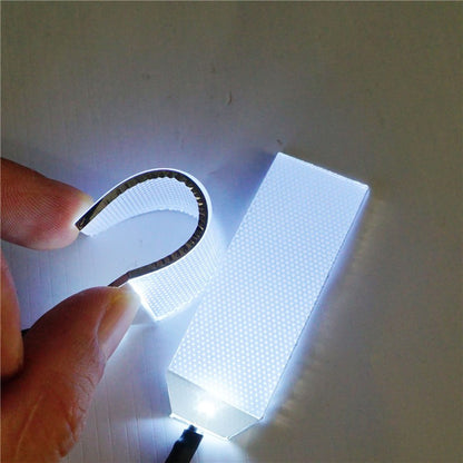 Flexible Bendable DIY LED Light Eyes Kits for Iron Man Halloween Helmet Mask Eye Light Cosplay Accessories Can Cropped Props