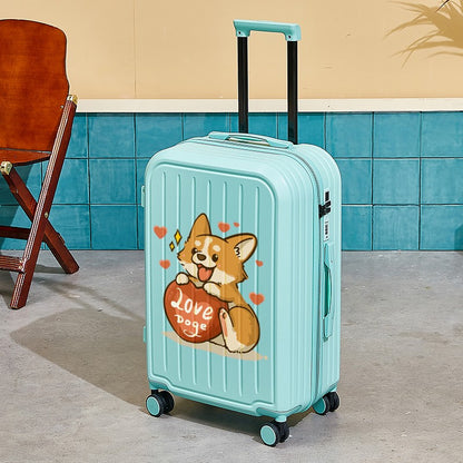 Mala de Viagem Nova Design com Porta-copos Mala Feminina de Bordo Mala de Viagem Feminina Conjunto de Malas de Viagem de 20 a 28 Polegadas Conjunto de Malas de Bordo em PC
