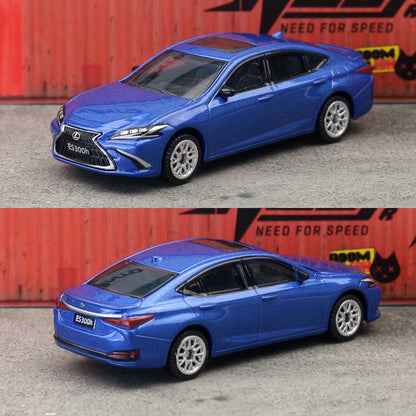 1/64 Leuxs ES300h Carrinho Modelo CCA MSZ 1:64 Veículo Fundido Miniatura Rodas Livres Coleção Adequado para Hot Wheels Presente Criança