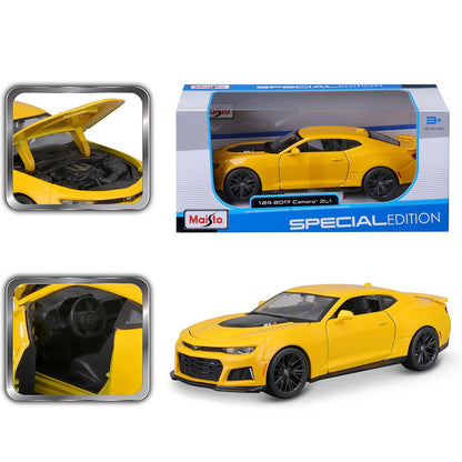 Maisto 1:24 Novo 2017 Chevrolet Camaro ZL1 simulação liga modelo de carro artesanato decoração coleção brinquedo ferramentas presente