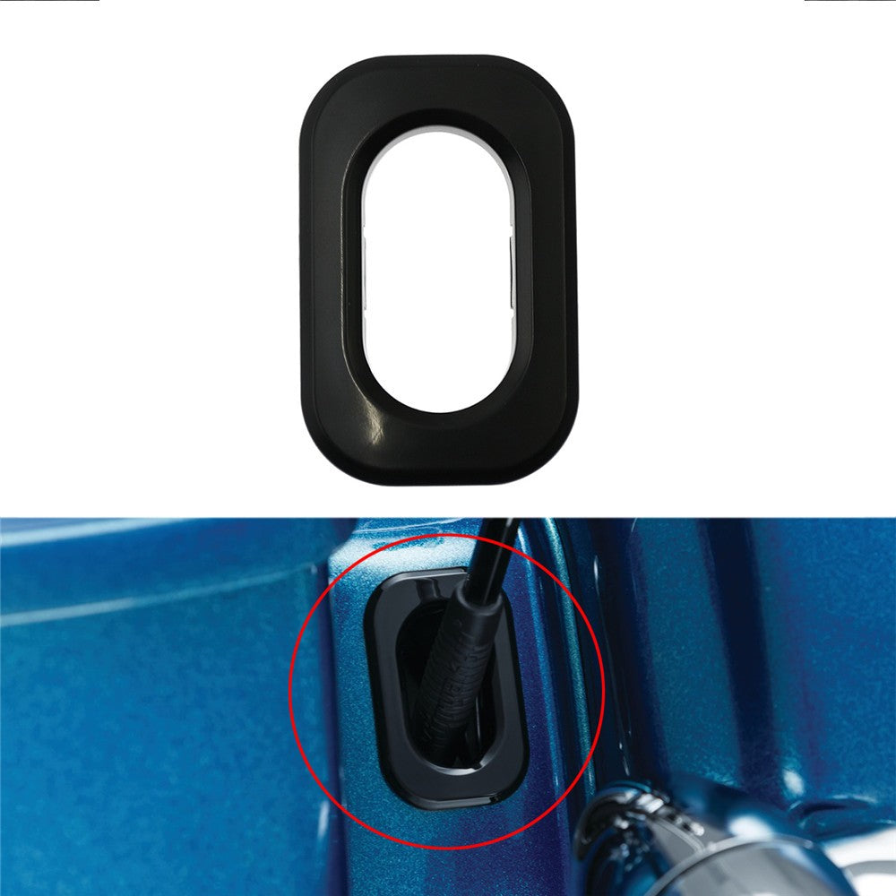 Tampa de Preenchimento do Furo da Antena ABS de Motocicleta Preto/Cromo para Harley Touring Street Glide FLHX 2006-2019 Road Glide 2010-2019