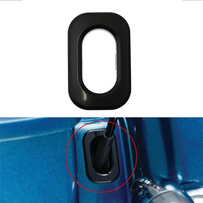 Tampa de Preenchimento do Furo da Antena ABS de Motocicleta Preto/Cromo para Harley Touring Street Glide FLHX 2006-2019 Road Glide 2010-2019