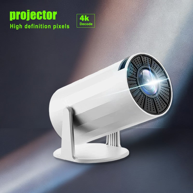 O novo projetor em forma de diamante X8 pode projetar tanto em ambientes internos quanto externos. Projetor de alta definição. Boas opções para presentear.