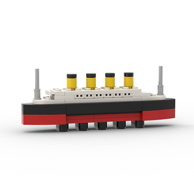 Titanic Parte ao Meio RMS Cruzeiro Naufragado Blocos de Montar Moc Navio Barco Modelo Plástico 3D DIY Barco a Vapor Presentes Brinquedos Infantis Filme da Cidade