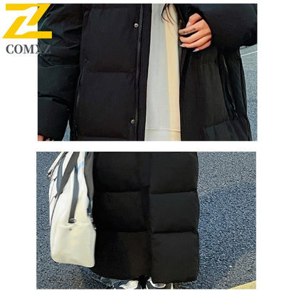 Maxbarley New 90 Goose Down Jacket Men Women Winter Thick Warm Long Knee Over Down Jacket High-quality Lightweight Puffer Coats