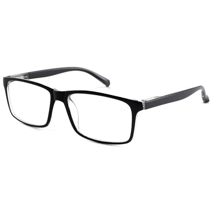 Óculos de Leitura Esportivos para Homens e Mulheres Antiluz Azul, Preto e Vermelho, Óculos de Presbiopia, de +100 a +400