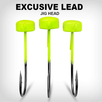 5pcs Anzóis de Pesca 2.8g 3.5g 4.6g 7g Ned Mushroom Head Jig Anzol Afiado com Barba para Iscas de Silicone Ferramentas de Pesca Jigging