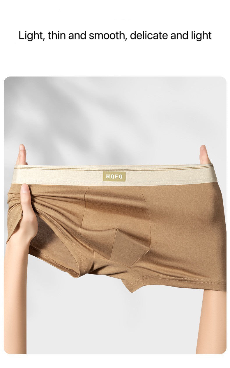 4pcs Men Underwear BoxerShorts Hombre Panties Man Breathable Underpants Sexy Sports Comfort U Convex Male Boxers Large Size 4XL