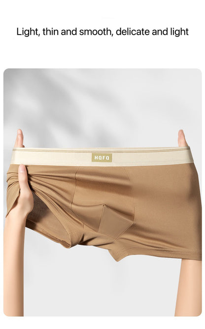 4pcs Men Underwear BoxerShorts Hombre Panties Man Breathable Underpants Sexy Sports Comfort U Convex Male Boxers Large Size 4XL