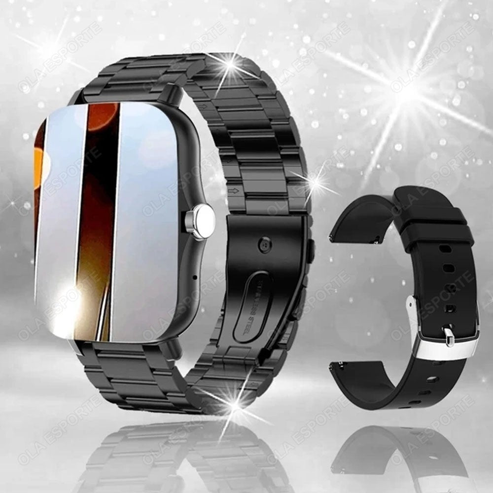 2025 New Smart Watch Men Women Gifts 1.83'' Full Touch Screen Sport Fitness Tracker Smartwatch Men BT Calls Digital smarthwhatch