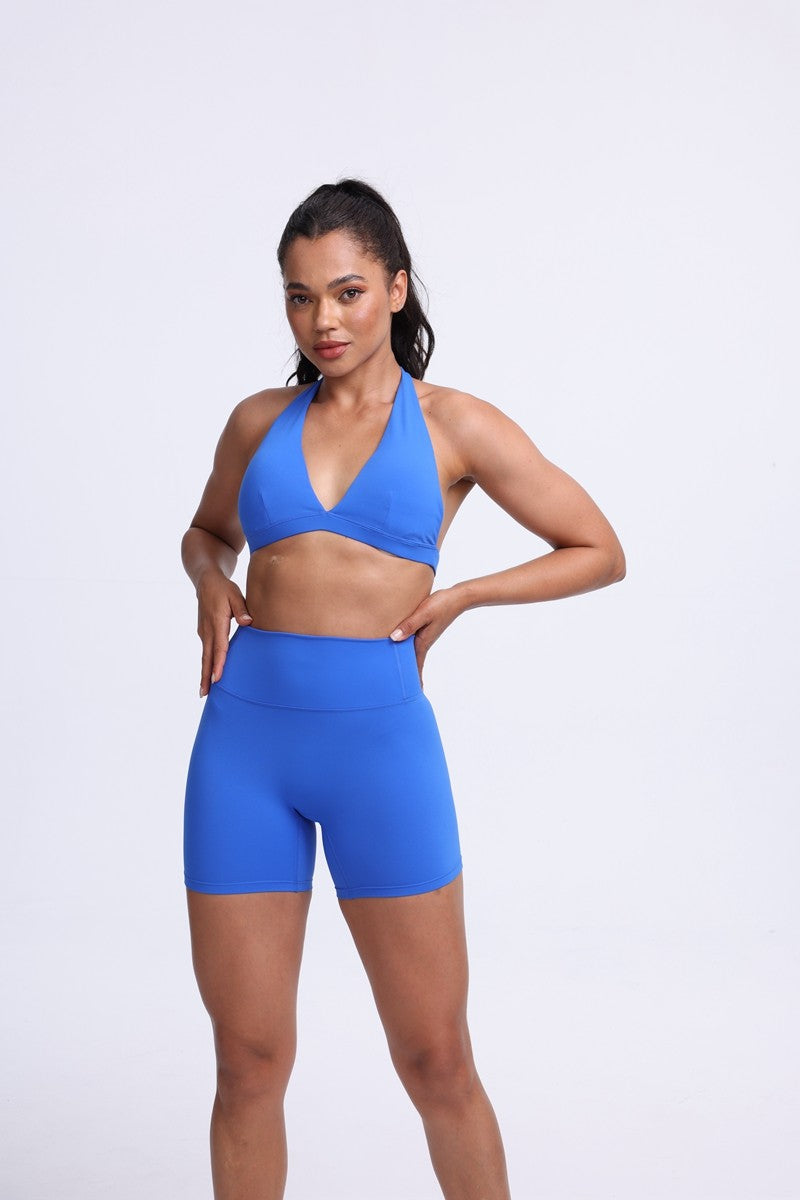 DIAS FIT JOY -Neck Hanging Neck Naked Feeling Yoga Bra for Running Fitness Cycling - Breathable Comfortable Sports Bra for Women