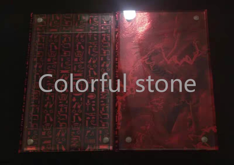 Yu-Gi-Oh Anime Personagem Card Brick Deus Egípcio O DRAGÃO ALADO DE RA Acrílico Banhado a Ouro Brick Cartas de Exibição Não Incluídas