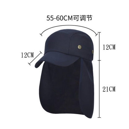 Outdoor Sport Hiking Camping Visor Hat UV Protection Face Neck Cover Fishing Sun Protcet Cap Fishing Cap Rain Hat Sun Hat Jungle
