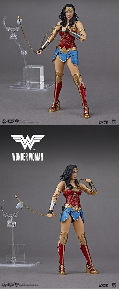 DC Originals Justice League Figure Superman Batman Wonder Woman Aquaman Mera Anime Figures Collectble Models Toys Gift