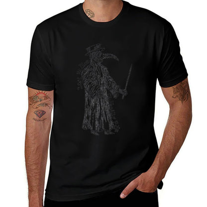 Mr. Plague Doctor Man T-Shirt man t shirts cotton black cotton t-shirt plain for man package