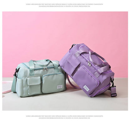 Womne's Travel Bags Handbags Gym Shoulder Bags Oxford Fitness Camping Trekking Bags Hiking Waterproof Outdoor Crossbody Bag