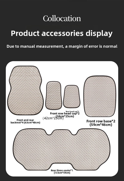 Universal Car Seat Cover Four Season Auto Flax Breathable Seat Covers for Car Seats Cover Protection Cars Accessories