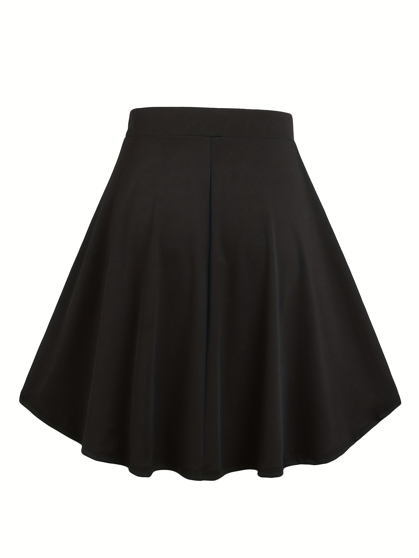 2025 European and American fashion summer new large size girls Gothic mini skirt high waist plaid A-line