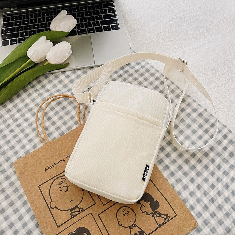 New Fashion Mobile Phone Bag Women's Messenger Bag All-match Mini Small Crossbody Bag Hanging Neck Coin Purse Vertical Handbag