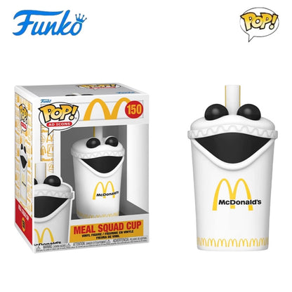 McDonald's Series Boneco de Ação Original Funko Pop Hambúrguer Batatas Fritas Speenee Grimace Brinquedos de Coleção Edição Limitada Presentes