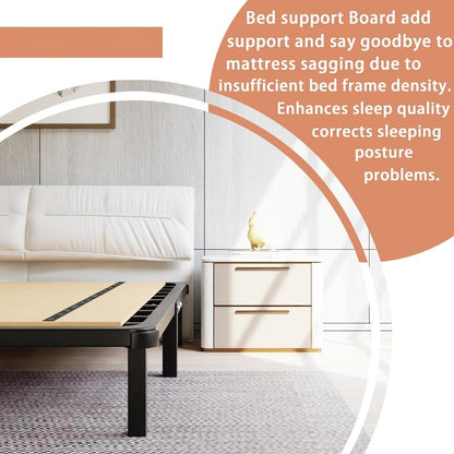 Folding Box Spring Twin Size Bed Support Slats with Bunkie Board for Enhanced Mattress Support