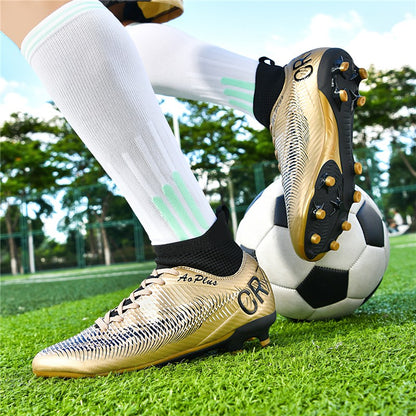 2025 New Football Shoes Society Soccer Cleats Long Nails Soccer Boot Non-slip Training Sneaker Artificial Quality Grass Footwear