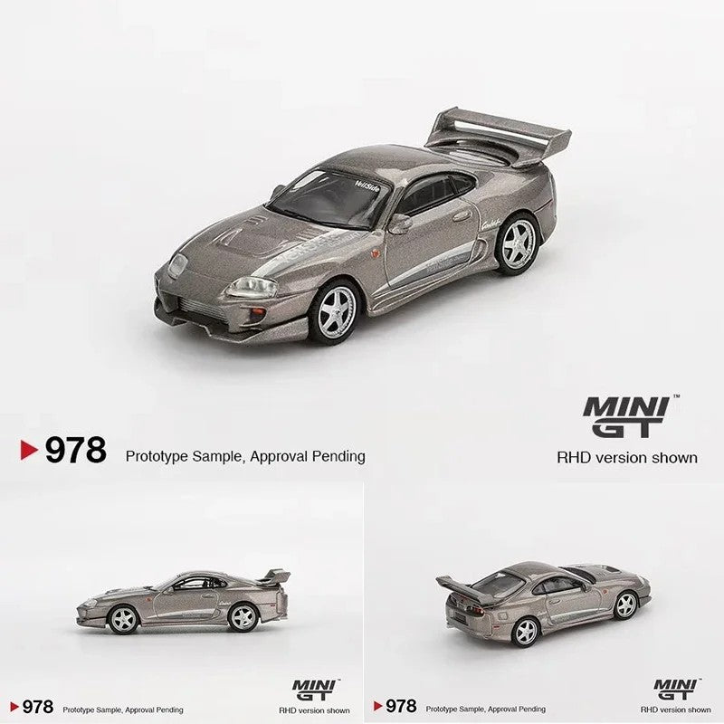 MINIGT Em estoque 1:64 Porsche Lamborghini Bugatti Pagani BMW McLaren Nissan Diecast Dior Car Modelo Coleção Miniatura Para